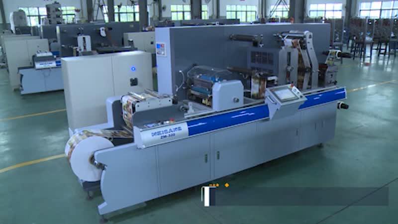 Máquina troqueladora de etiquetas rotativa / semi-rotativa