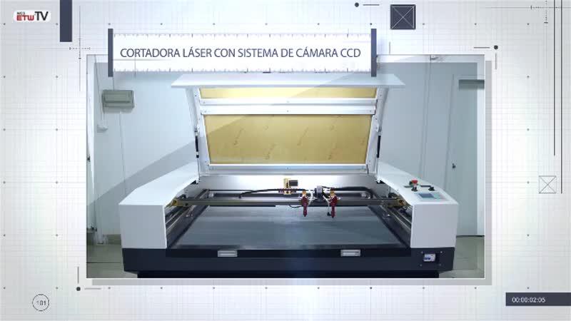 Cortadora láser de CO2, con cámara CCD