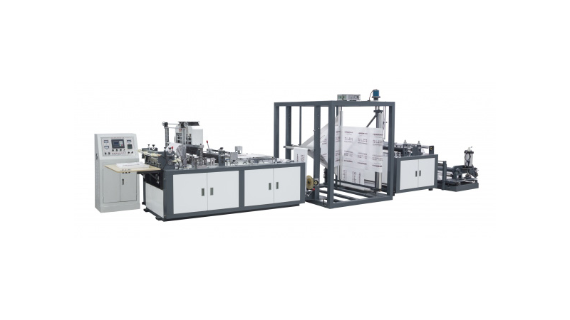 Máquina para fabricar bolsas no tejida semi-automática WFB-D600