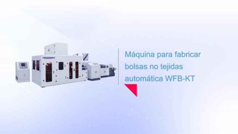 Máquina para fabricar bolsas no tejidas automática WFB-KT