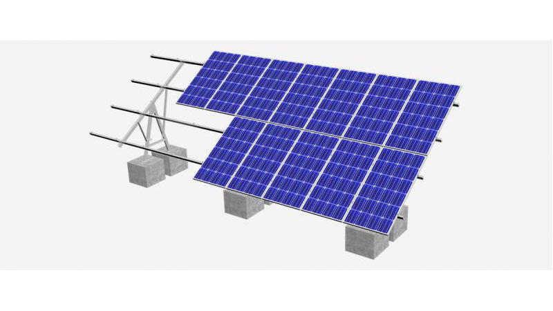 Soportes para paneles solares en techo