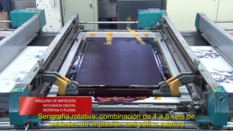 Máquina de impresión serigráfica de inyección digital