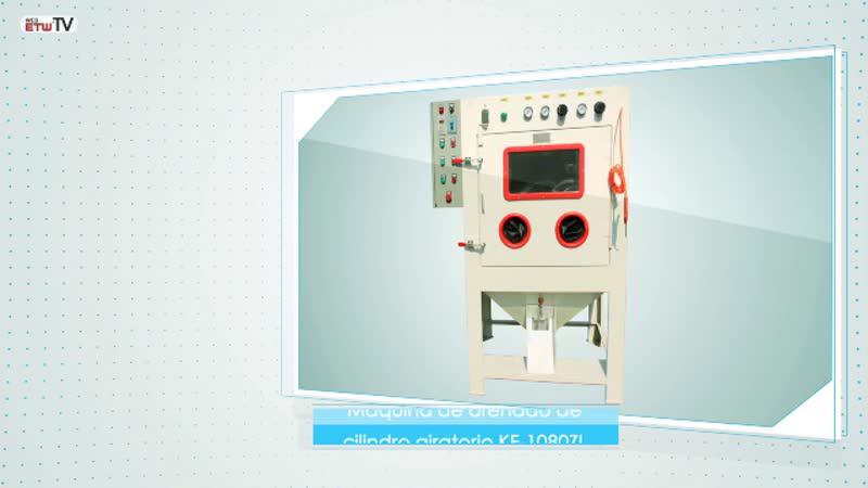Máquina de Arenado de Cilindro Giratorio KF-1080ZL
