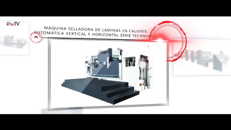 Máquina Selladora de Láminas en Caliente Automática Vertical y Horizontal Serie TECHNOFOIL